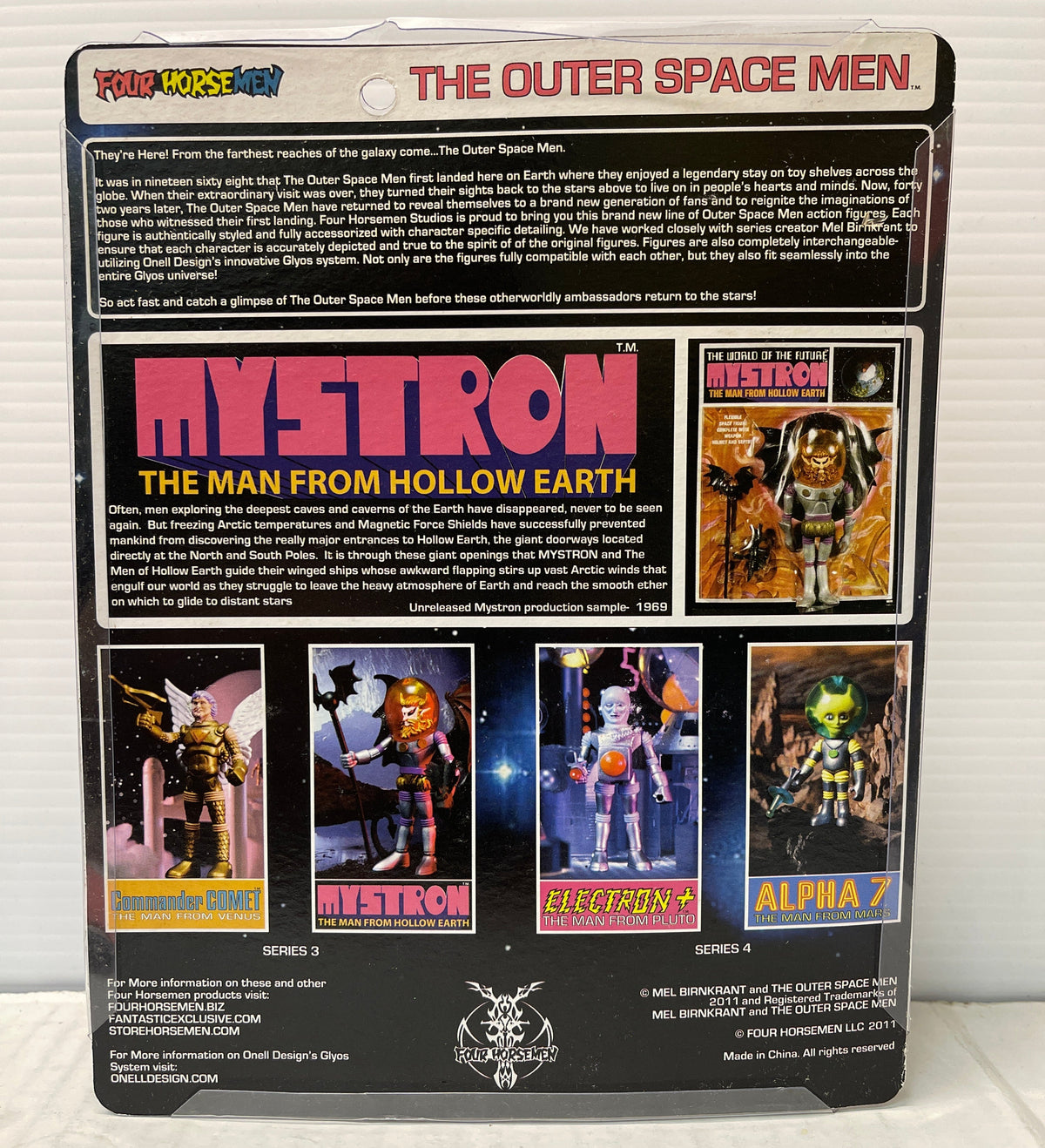 MOC - MYSTRON - Outer Space Men The Four Horsemen Man from Hollow Earth 2012