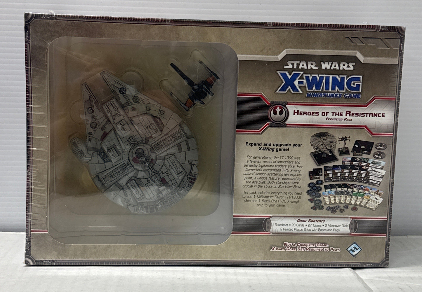 Star Wars X-Wing Heroes of the Resistance Expansion Pack - SEALED