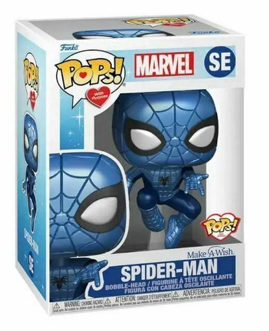 Make-A-Wish Spider-Man Metallic Funko Pop!