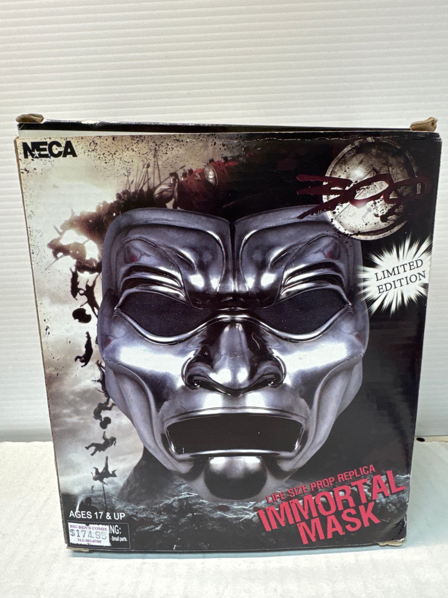 300 Immortal Mask Life Size Prop Replica Mask - Neca - Used