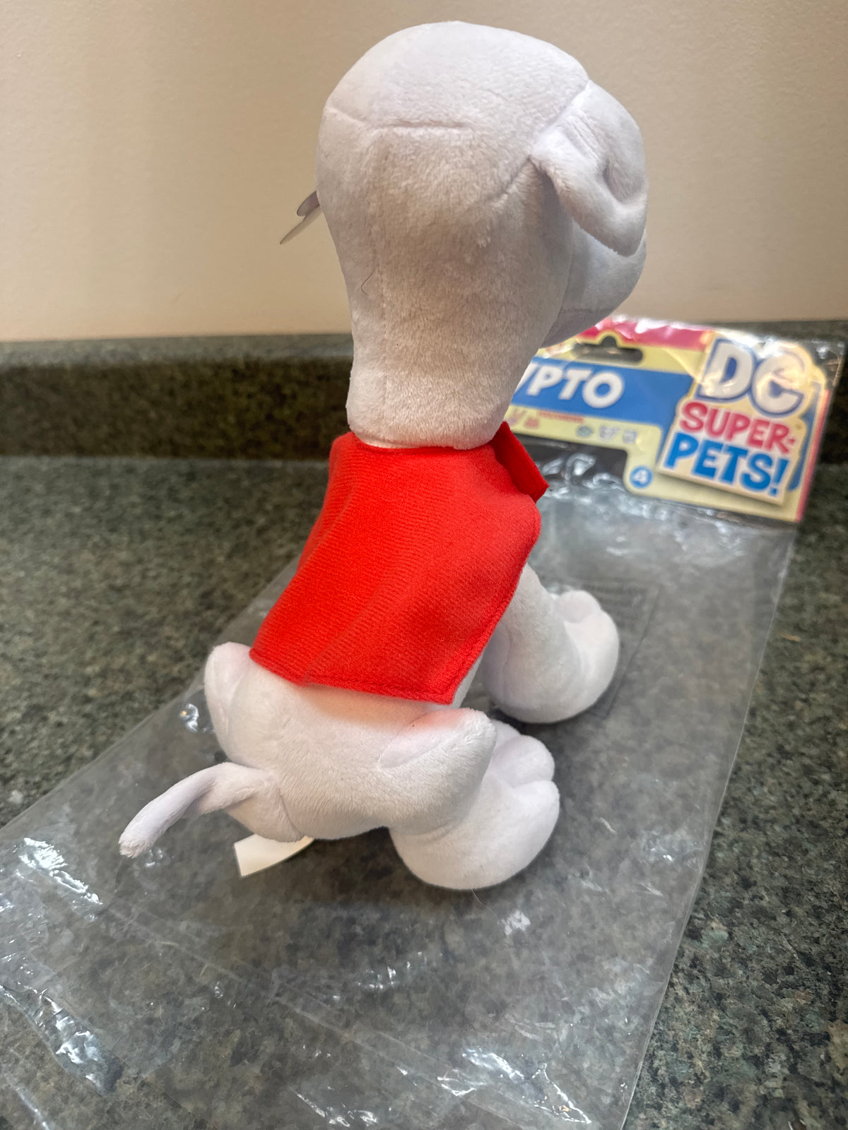 DC Super-Pets Krypto 7" Plush PX Exclusive 2015 Limited DC Collectibles With Tag Open Bag