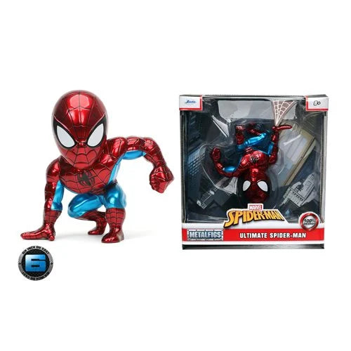 Ultimate Spider-Man Metallic 6-Inch MetalFigs Die-Cast Figure