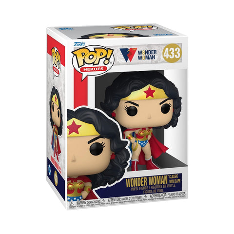 Funko POP Heroes: Wonder Woman 80th - Wonder Woman (Classic with Cape) #433