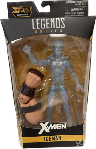 Marvel Legends Series X-Men Iceman Juggernaut Build-A-Figure