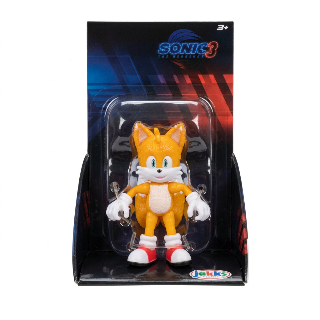 Sonic The Hedgehog 3 Movie Tails 2.5" Action Figure Jakks Pacific 2024