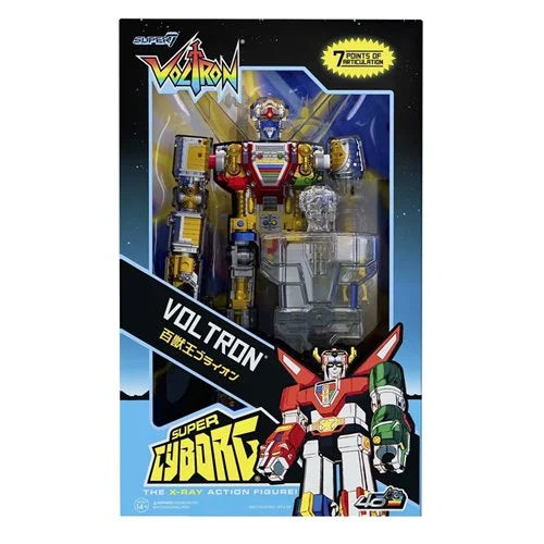 Super7 Voltron (Clear) Super Cyborg Vinyl Figure