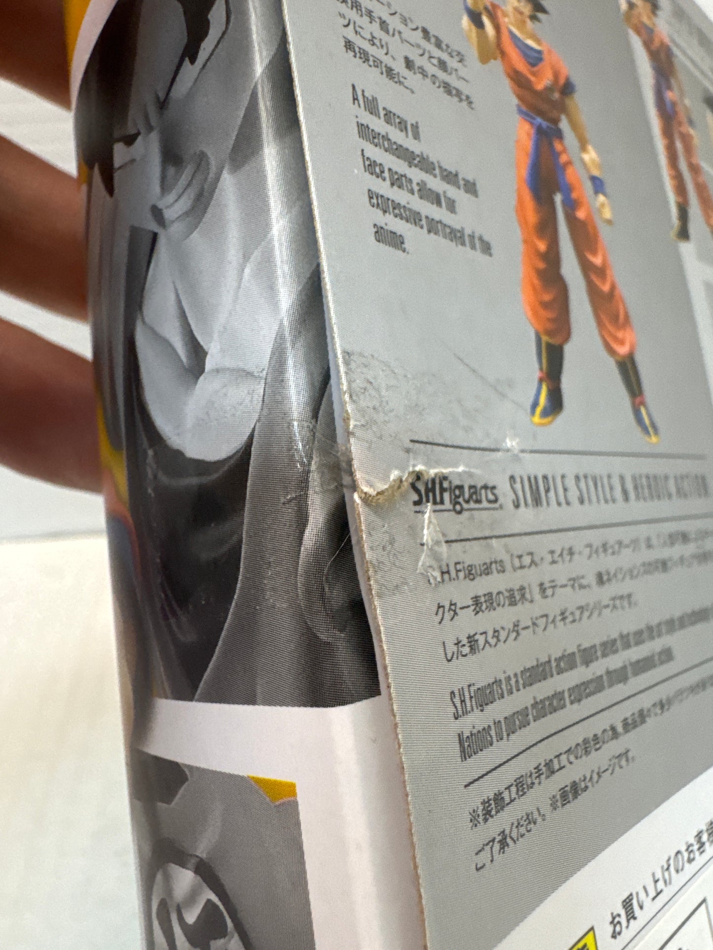 Son Goku A Saiyan Raised On Earth - S.H.Figuarts - Open Box Complete - Dragonball Z Action Figure (B)