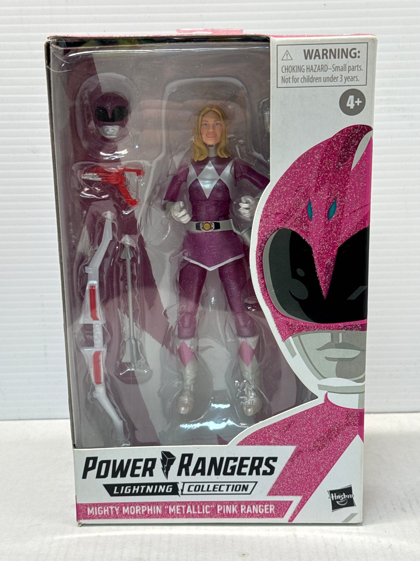Hasbro Mighty Morphin Power Rangers Metallic Pink Ranger - NIB