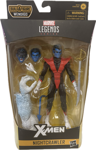 Marvel Legends Series X-Men Nightcrawler Wendigo Build-A-Figure