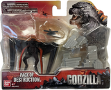 Godzilla Pack Of Destruction Set