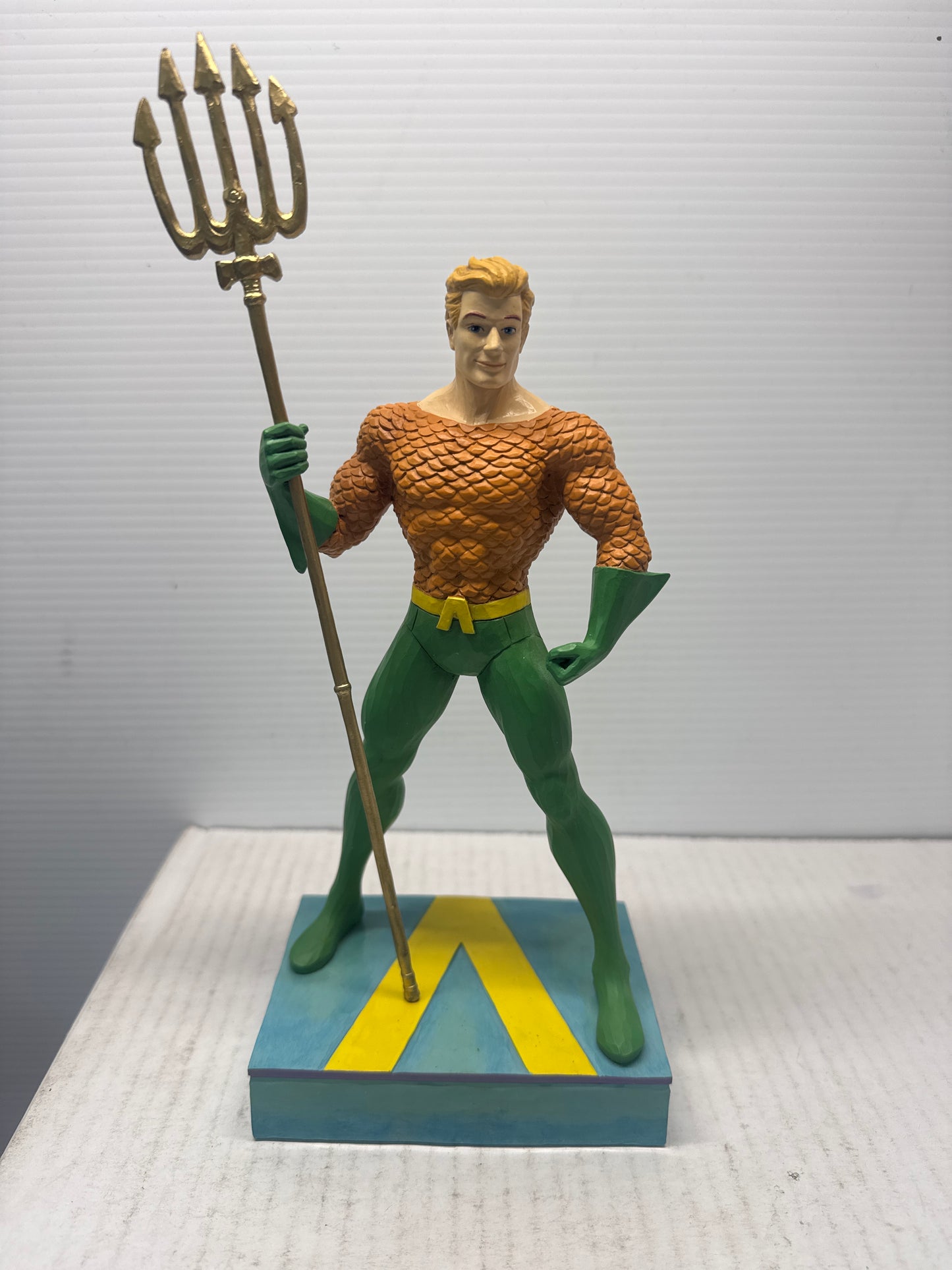 Enesco Jim Shore DC Comics Aquaman Silver Figurine 10" 6003026 NIB