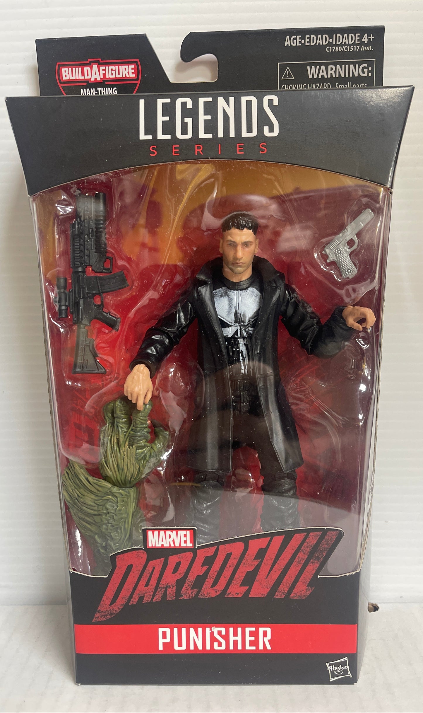 Punisher Marvel Legends Action Figure 2017 Hasbro Man Thing BAF