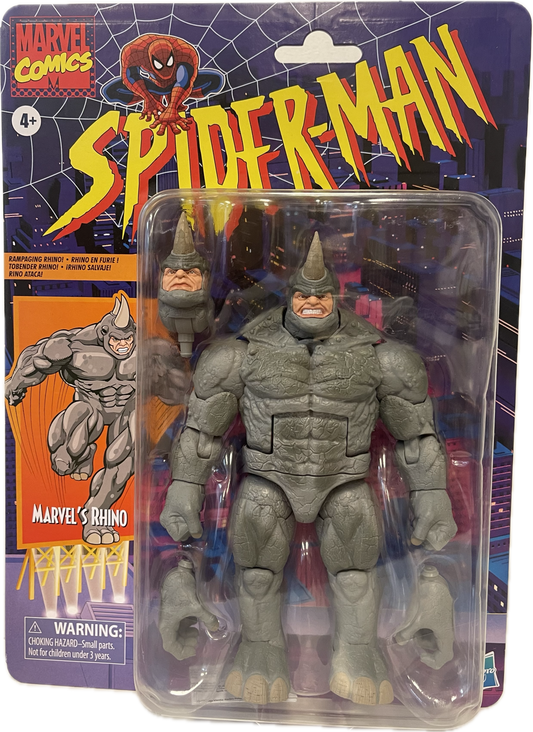 Marvel Legends Retro Spider-Man Series Rhino