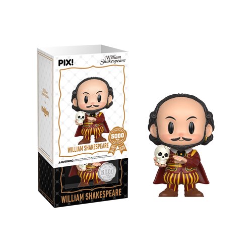 William Shakespeare with Skull Pix! Vinyl Figure