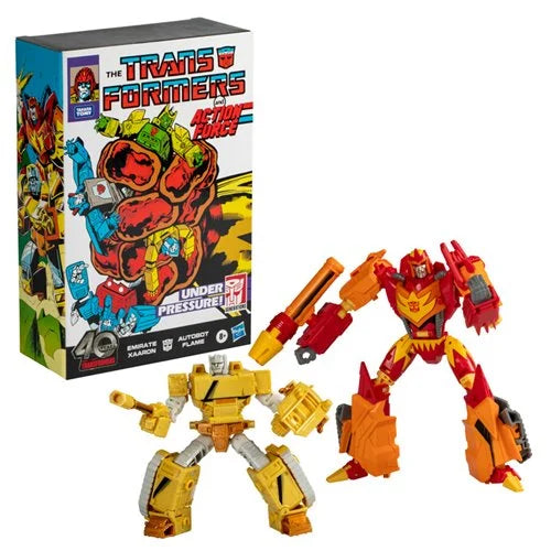 Transformers Generations Flame & Emirate Xaaron