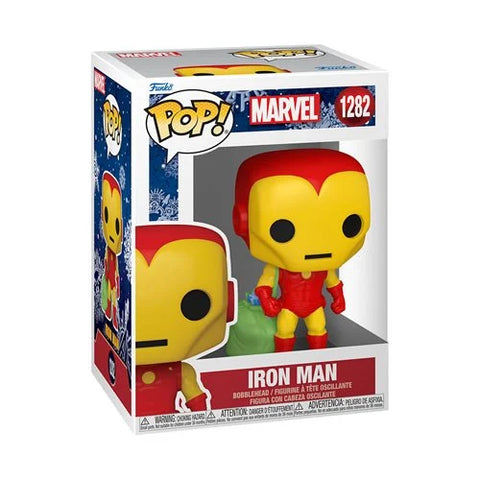 POP Marvel Holiday Iron Man with Bag #1282