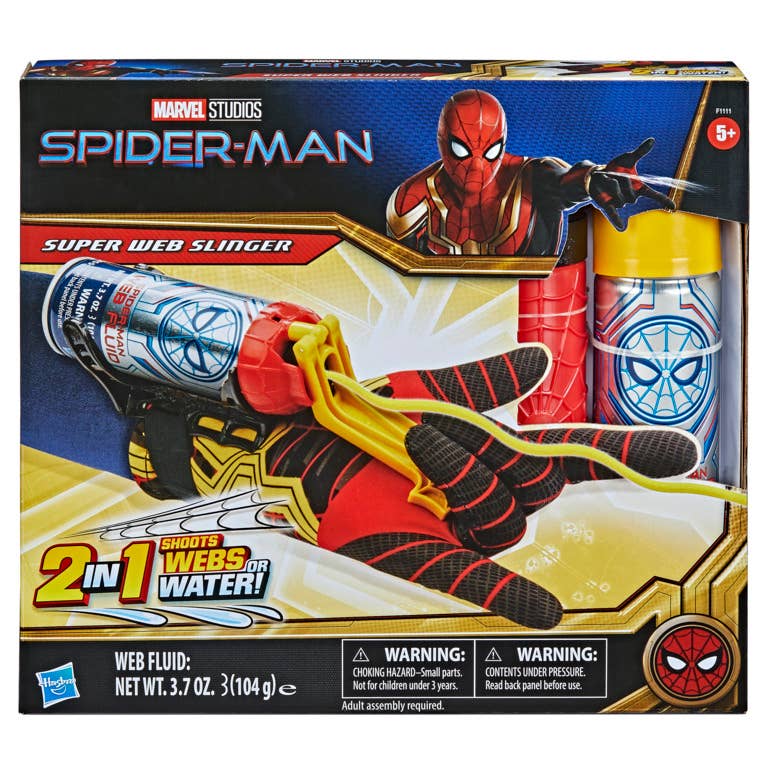 Marvel Spider-Man Super Web Slinger 2-In-1 Webs/Water