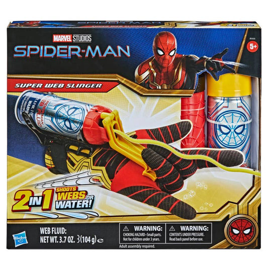 Marvel Spider-Man Super Web Slinger 2-In-1 Webs/Water