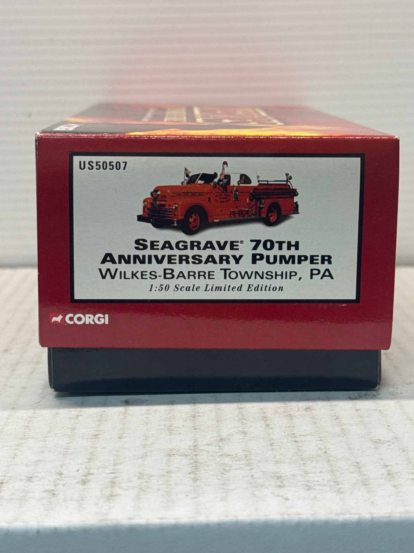 Corgi Heroes Under Fire Seagrave 70th Anniversary Open Cab Diecast Vehicle 2002