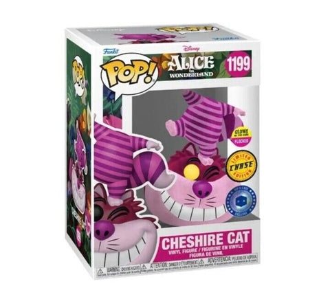Funko Pop Cheshire Cat Flocked Glow Vinyl Figure (1199) Chase version