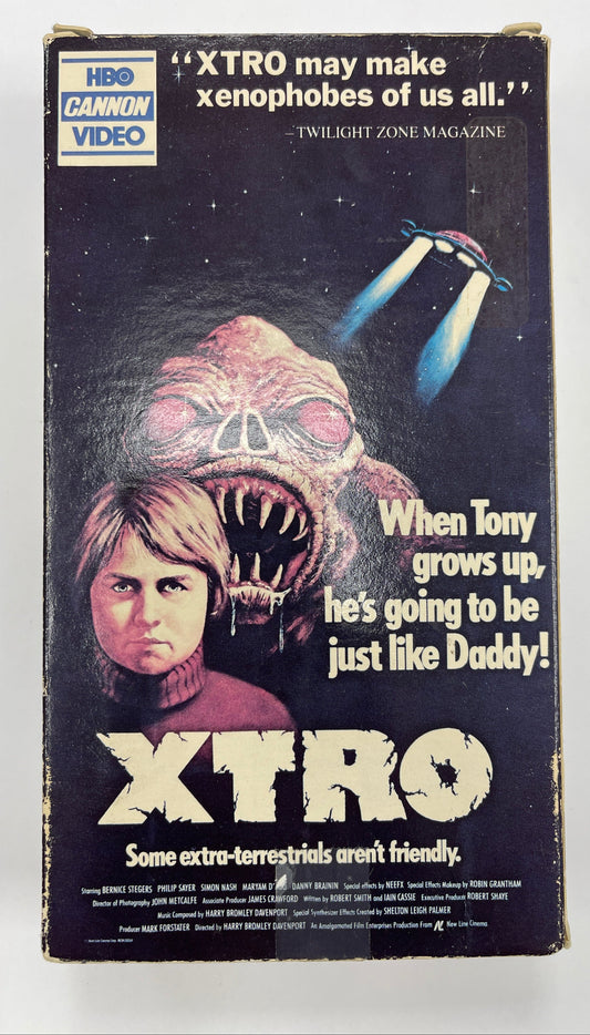 XTRO VHS Video 1983 NTSC R Horror Sci-Fi