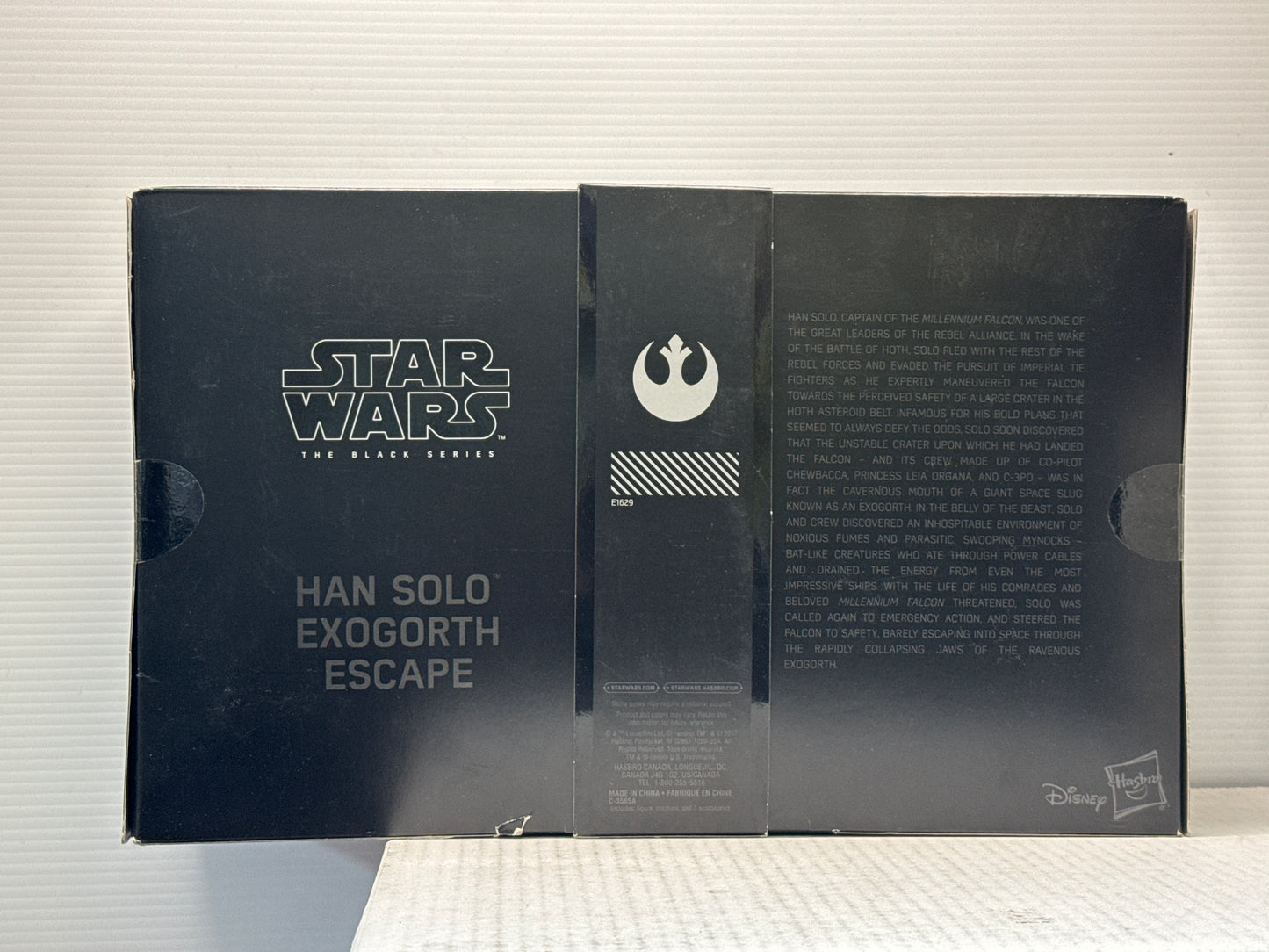 STAR WARS BLACK SERIES SDCC 2018 HAN SOLO EXOGORTH ESCAPE 6" FIGURE SET