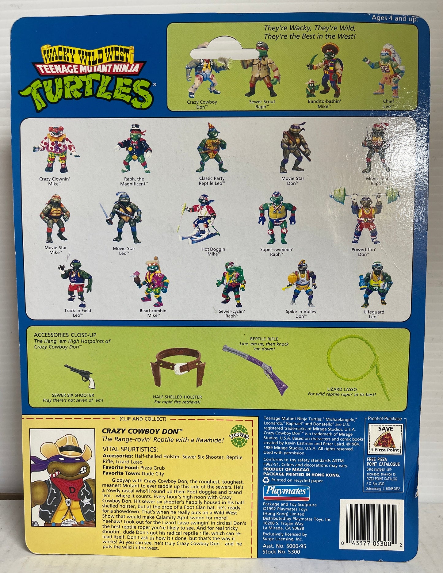 Crazy Cowboy Don Wacky Wild West Teenage Mutant Ninja Turtles