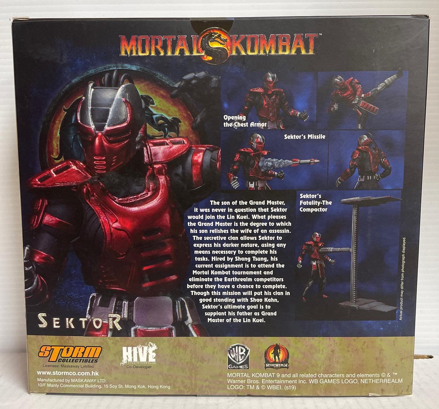 Storm Collectibles Mortal Kombat: Sektor 1/12 Scale Action Figure