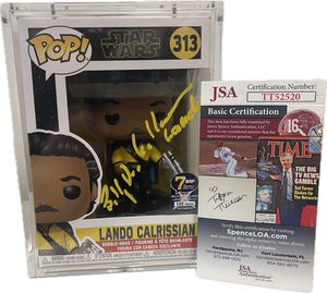 Pop 7BAP Signature Series Star Wars Lando Calrissian 313 Signed Billy Dee Williams with JSA Certification