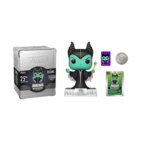 Funko Pop! Disney Villains MALEFICENT #09C 25th Anniversary Limited Edition coin