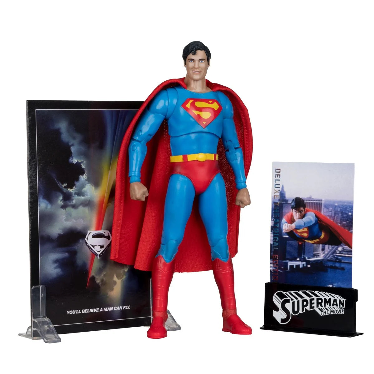 DC Multiverse Deluxe Theatrical Edition Wave 3 Superman: The Movie 1978 Superman 7-Inch Scale Action Figure