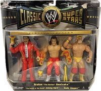 Classic WWE Superstars Champion Series LE Hogan, Beefcake, & Hart 3-Pack