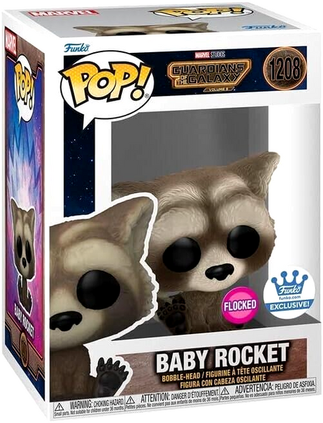 Funko POP! BABY ROCKET FLOCKED #1208