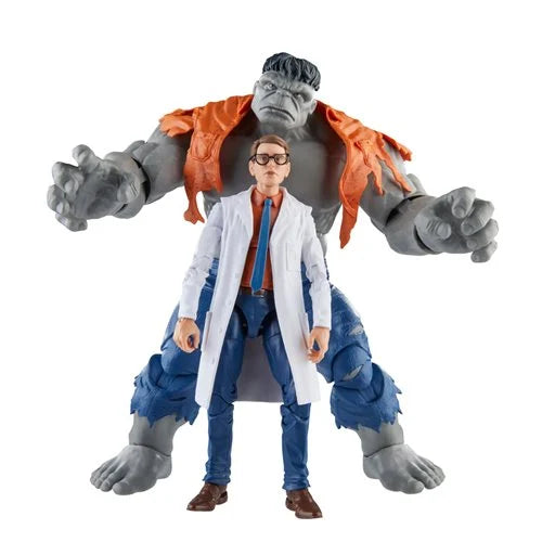 Avengers 60th Anniversary Marvel Legends Gray Hulk and Dr. Bruce Banner