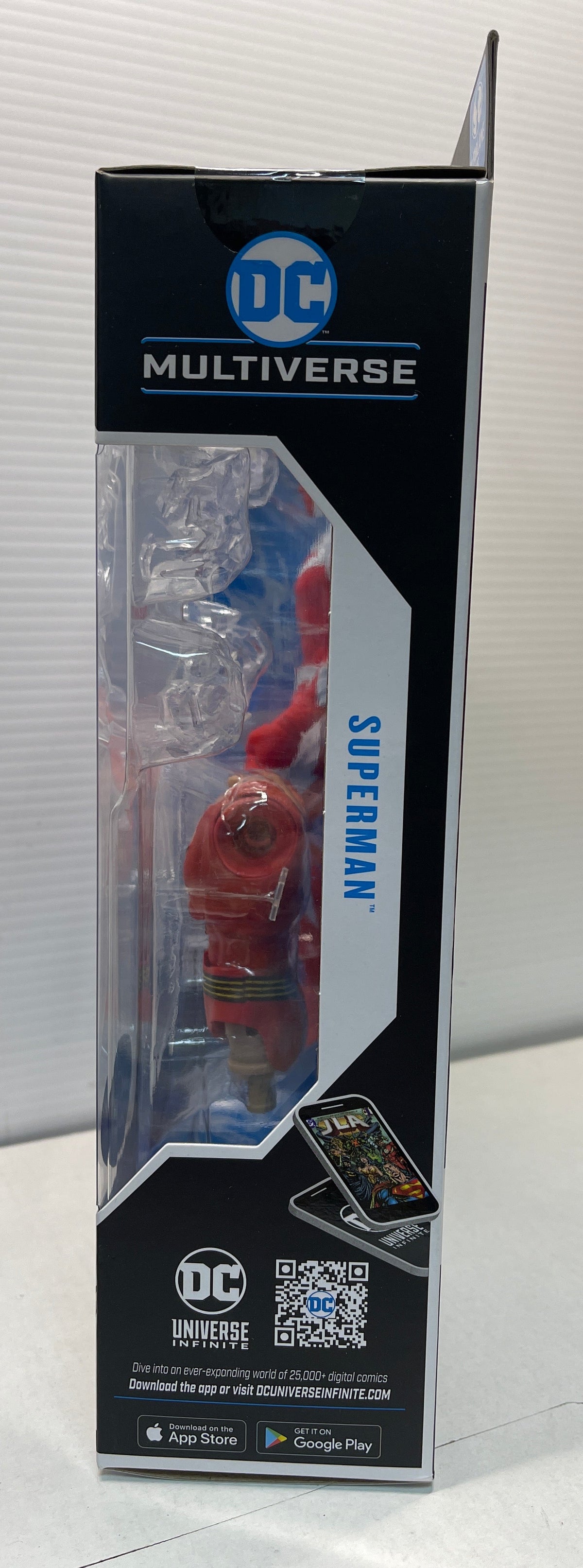 McFarlane DC Multiverse JLA Superman Red Platinum Ed. Plastic Man BAF
