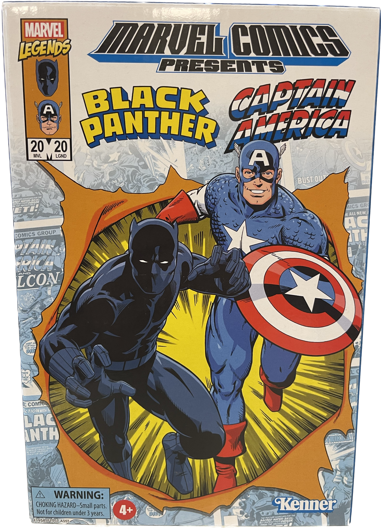 Hasbro Pulse Marvel Legends Captain America & Black Panther