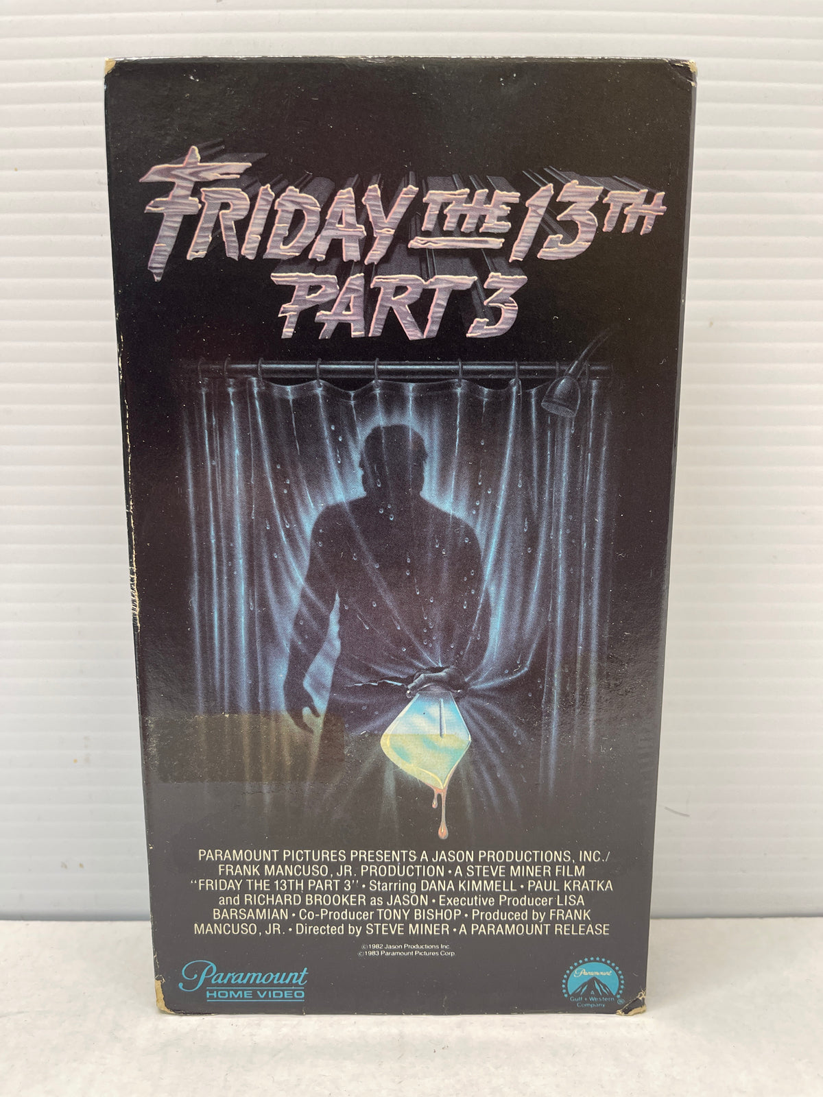 Friday The 13th Part III 1982 Paramount Home Video VHS
