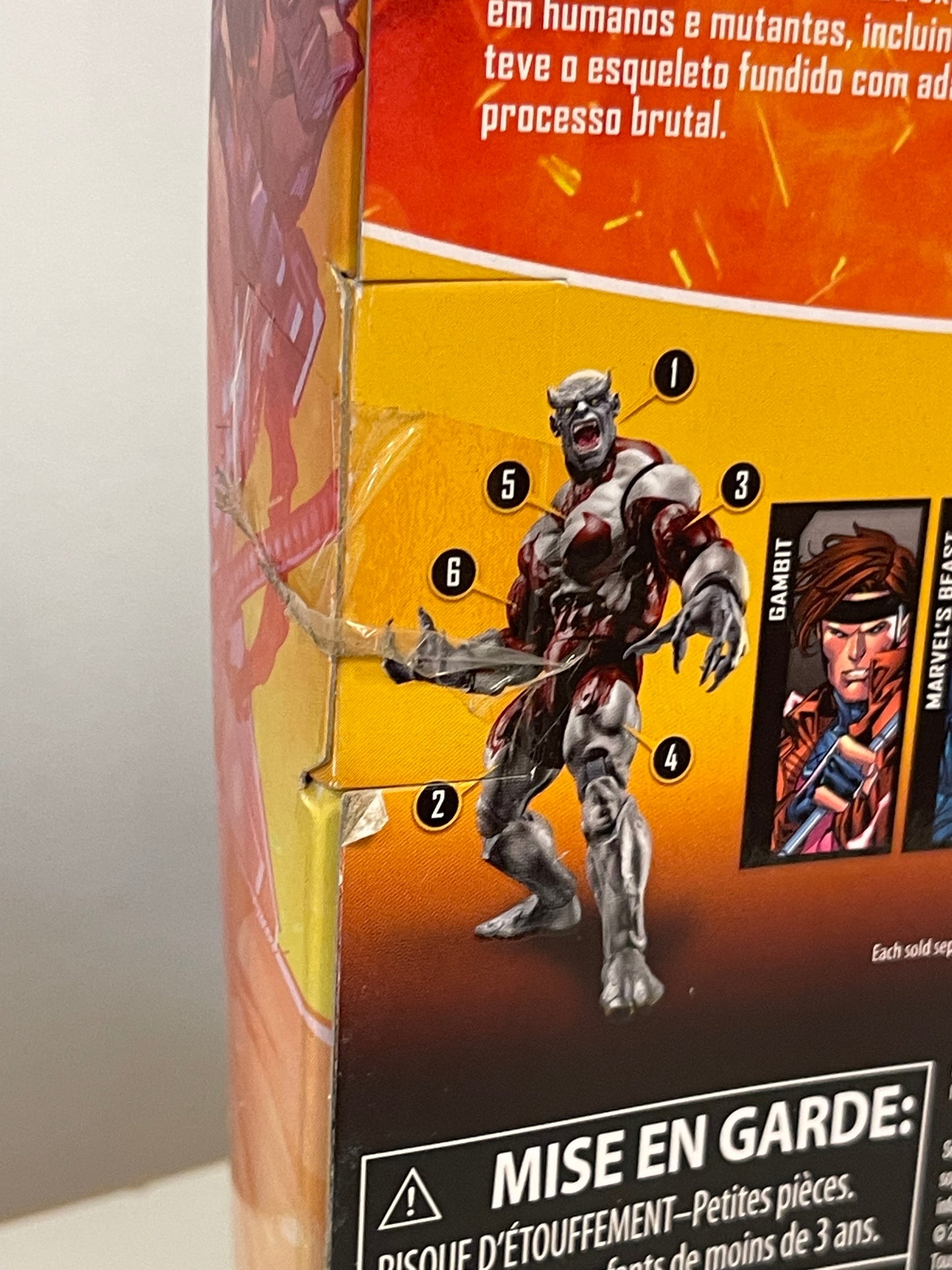 Marvel Legends Series X-Men Weapon X Figure Caliban Build-A-Figure