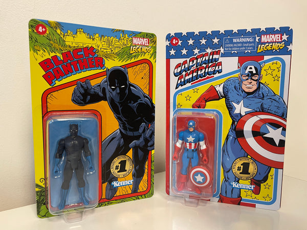 Hasbro Pulse Marvel Legends Captain America & Black Panther