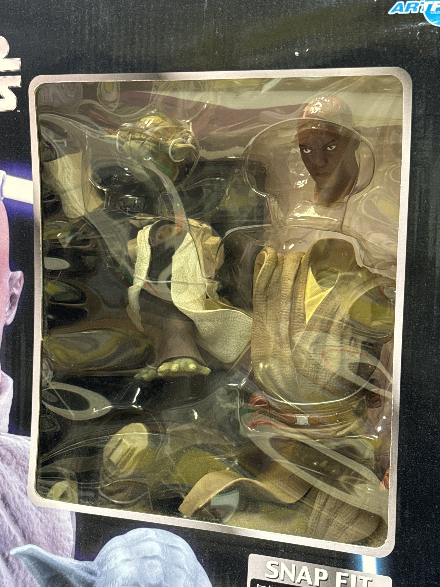 KOTOBUKIYA ARTFX STAR WARS EPISODE 2 YODA & MACE WINDU 1/7 SCALE VINYL MODEL