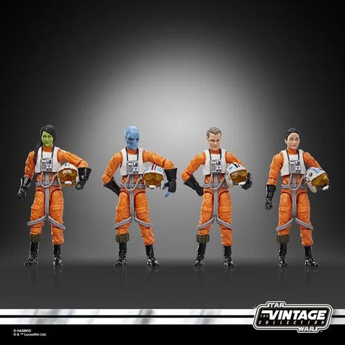 Star Wars The Vintage Collection X-Wing Pilot Figures 4 Pack