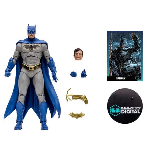 DC Direct 7-Inch Scale Wave 1 Batman Action Figure with McFarlane Toys Digital Collectible