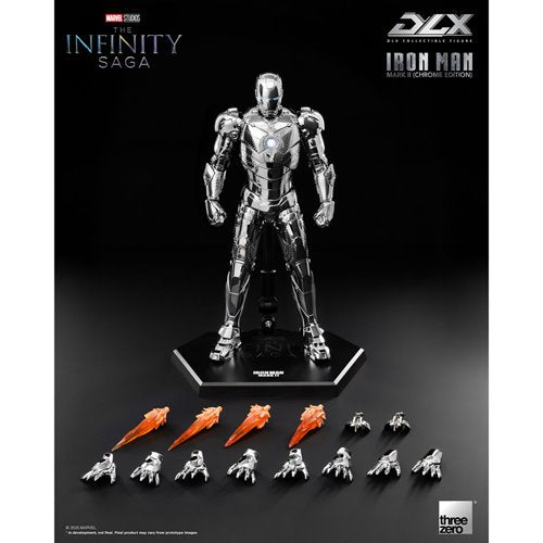 Marvel Studios: The Infinity Saga Iron Man Mark 2 Chrome Edition DLX Action Figure