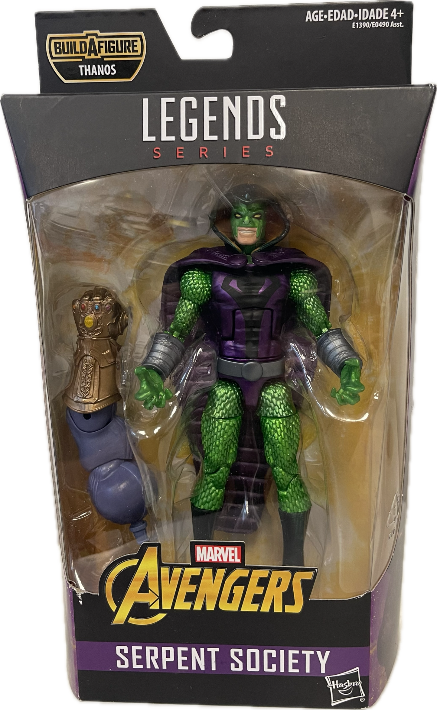 Marvel Legends Series Avengers Serpent Society Figure Thanos BAF
