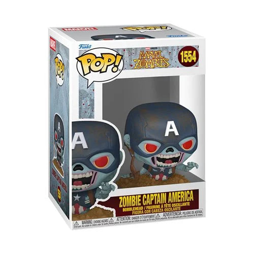 Marvel Zombies Zombie Captain America Funko Pop! Vinyl Figure #1554