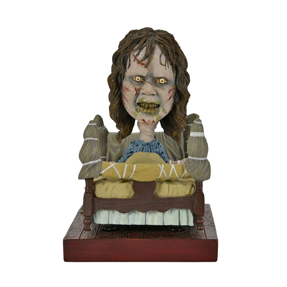 The Exorcist Regan in Bed Head Knocker Bobblehead