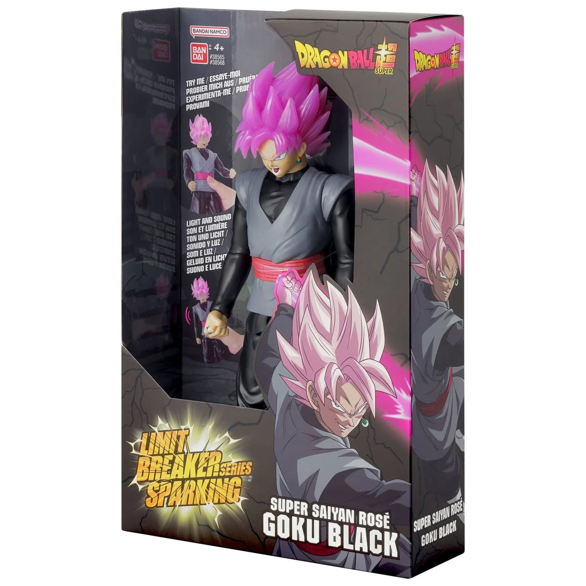Dragon Ball Limit Breaker Sparking Series Super Saiyan Rose Goku Black 12-Inch Action Figure