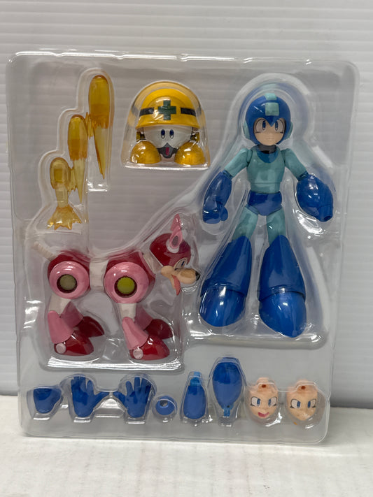 OPEN BOX COMPLETE - Bandai D-Arts Megaman & Rush Mettaur Rockman Action Figure