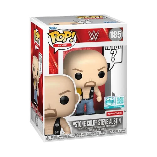 WWE Stone Cold Steve Austin (What?) Pop! Sayings Funko Pop! Vinyl Figure #185 - EEE
