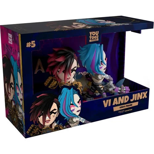 Arcane: League of Legends VI and Jinx Vinyl Figure #5 2-Pack